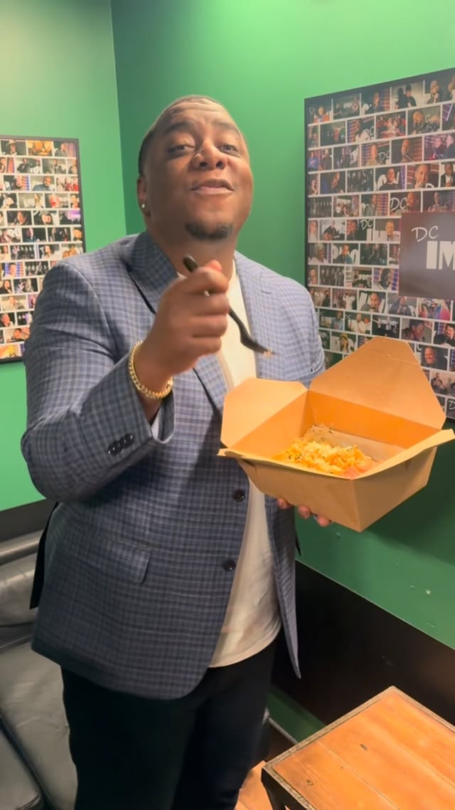 Smothered salmon over furikake rice — the celebrity special